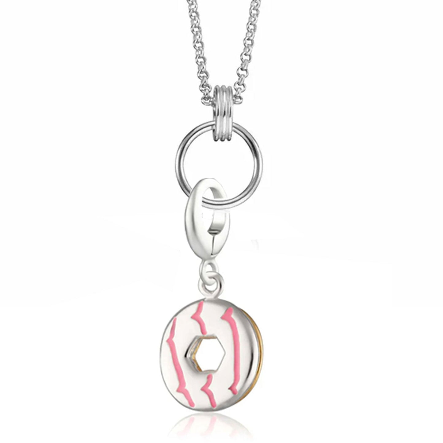 Party Ring Biscuit Charm Necklace - Cotswold Jewellery