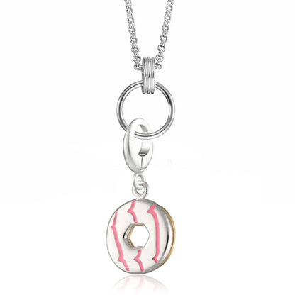 Party Ring Biscuit Charm Necklace - Cotswold Jewellery
