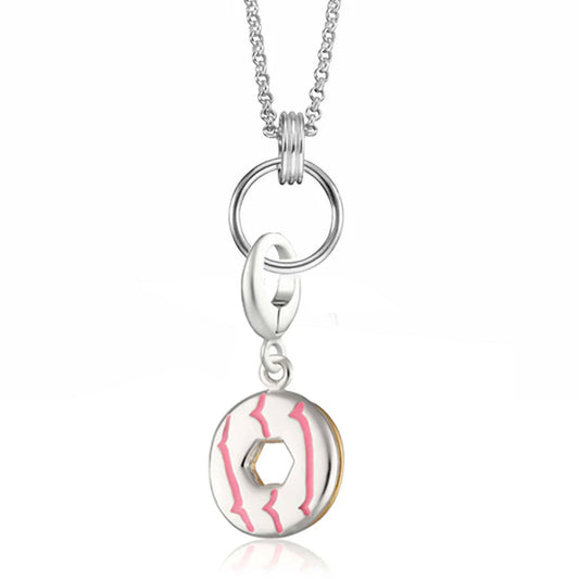 Party Ring Biscuit Charm Necklace - Cotswold Jewellery