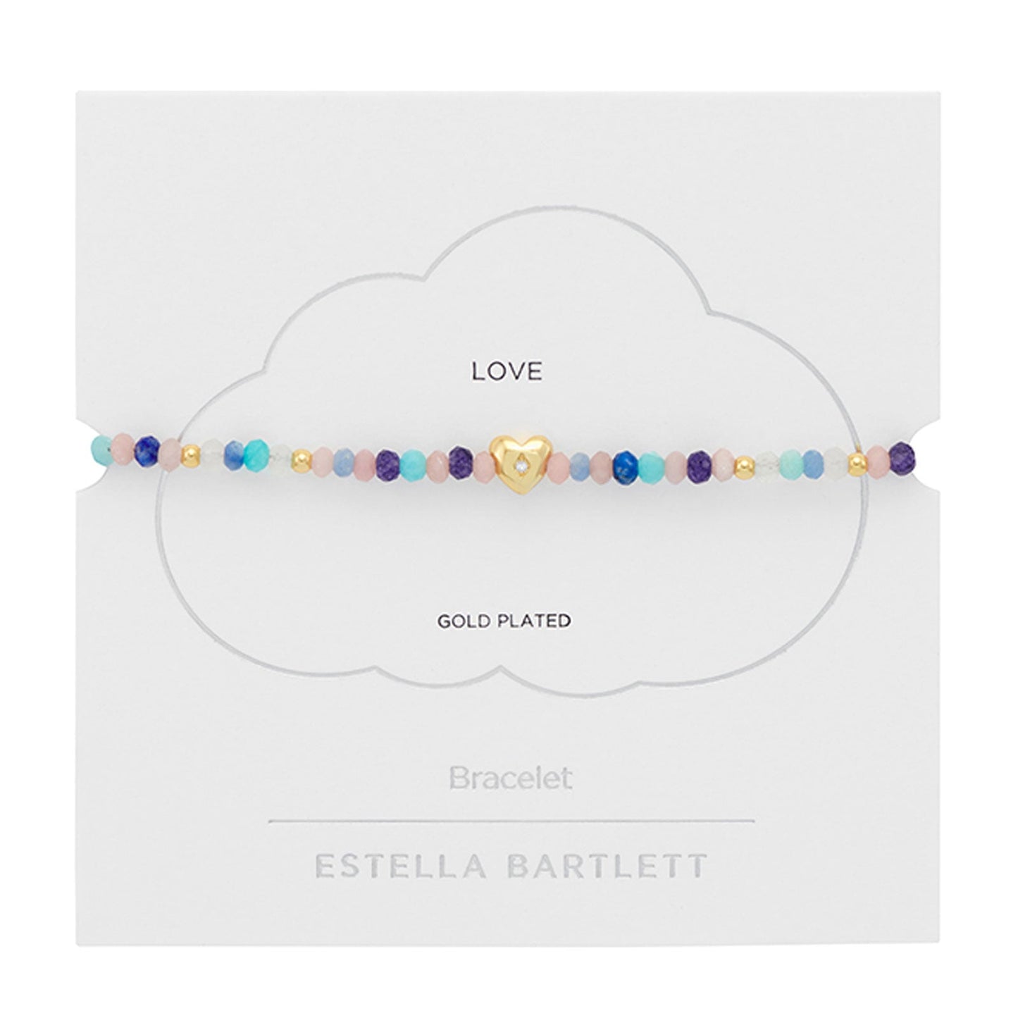 Pastel Gemstone Love Bracelet - Cotswold Jewellery