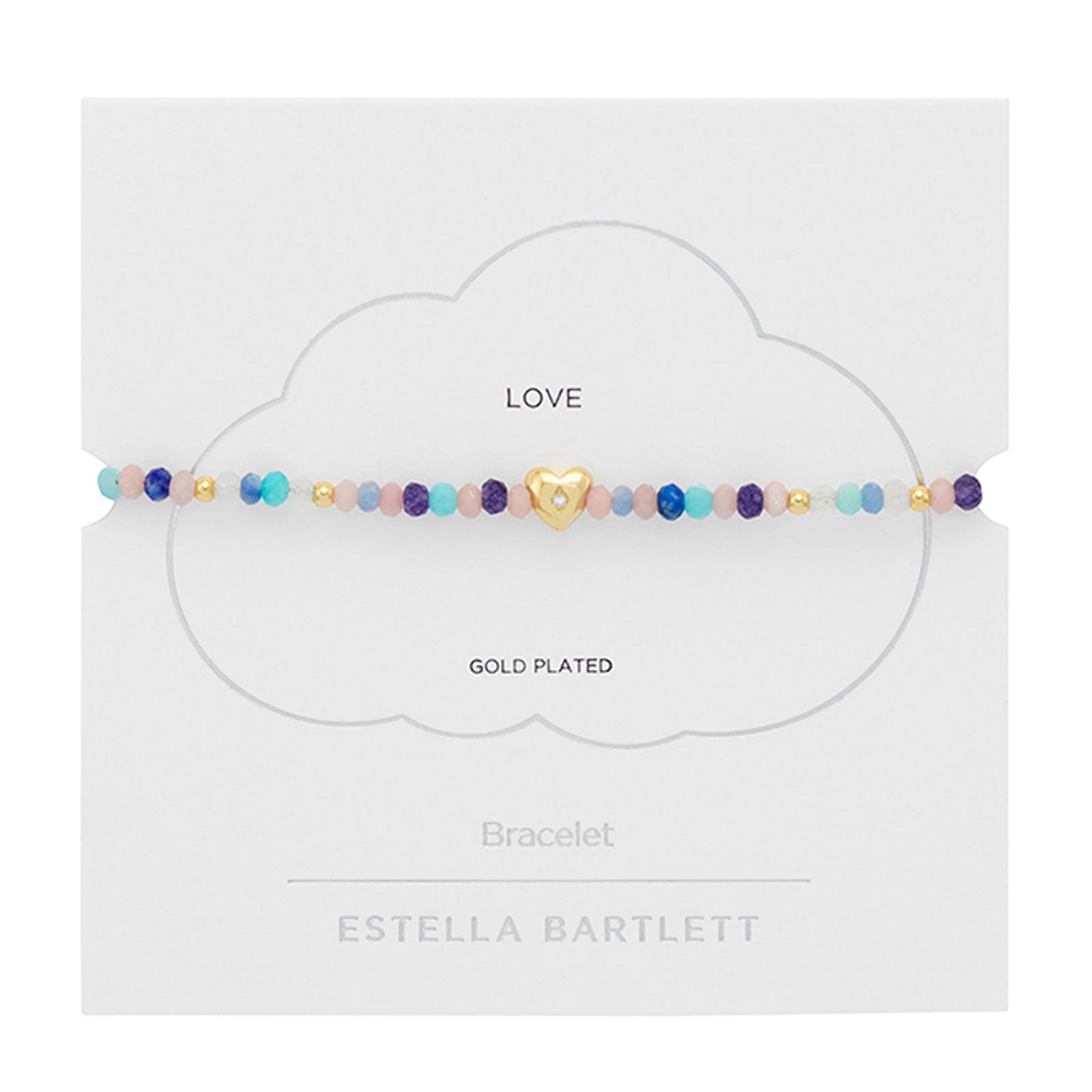 Pastel Gemstone Love Bracelet - Cotswold Jewellery