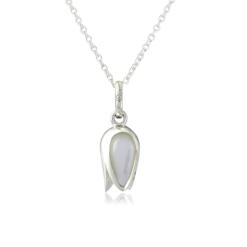 Pearled Tulip Necklace - Cotswold Jewellery