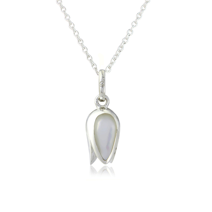 Pearled Tulip Necklace - Cotswold Jewellery