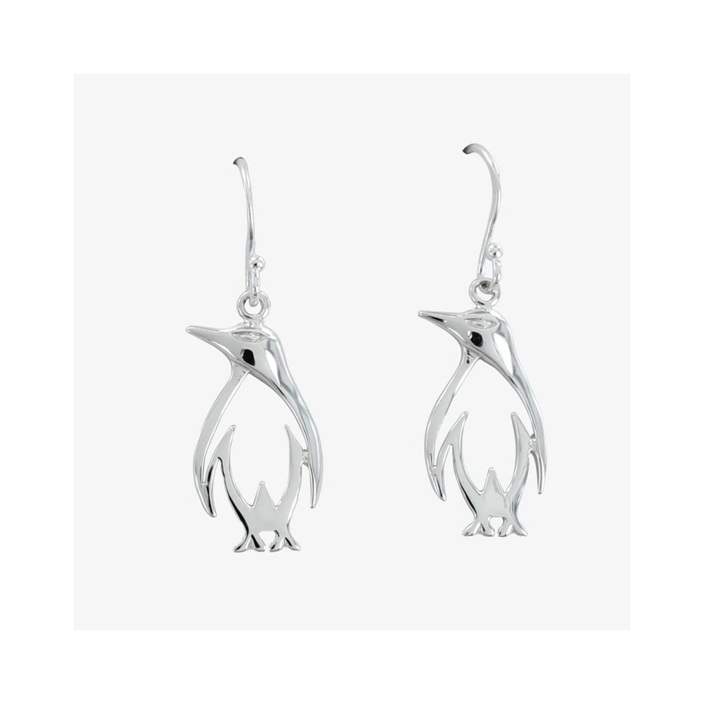 penguin-earrings-outlined-sterling-silver