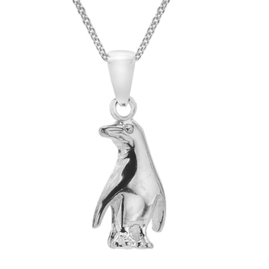Penguin Sterling Silver Necklace - Cotswold Jewellery