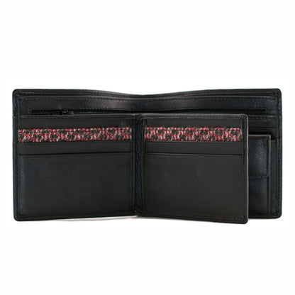Pheasant Black Leather Wallet with Coin Pocket - Cotswold Jewellery