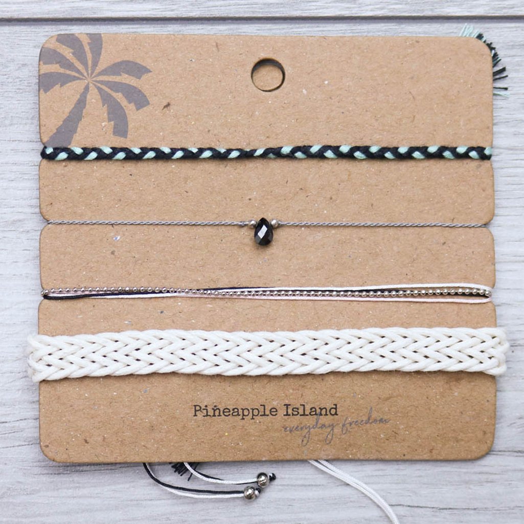 Pineapple Island 4 Piece Bracelet Set - Cotswold Jewellery