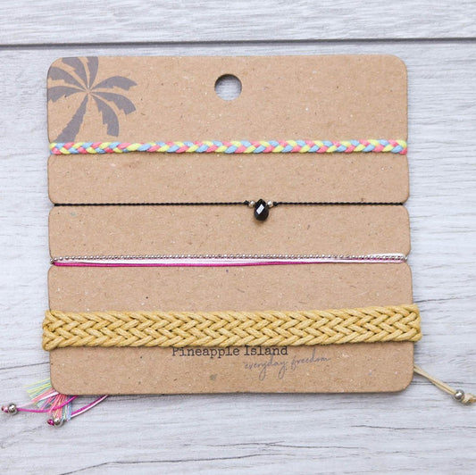 Pineapple Island Mango 4 Piece Bracelet Set - Cotswold Jewellery