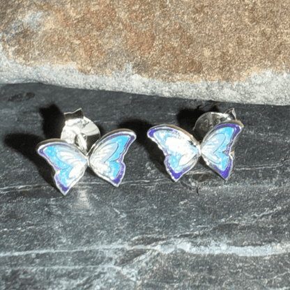 Pretty Butterfly Stud Earrings - Cotswold Jewellery