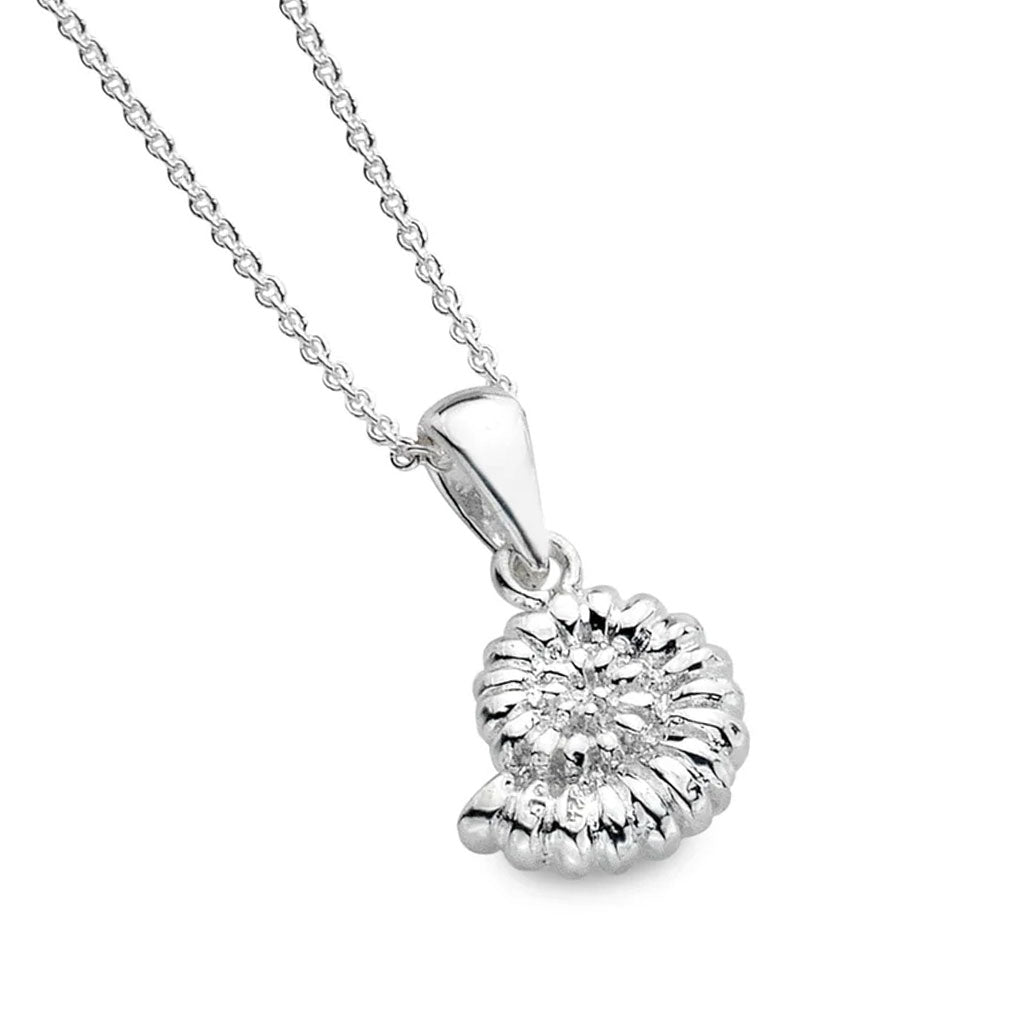 Pretty Fossil Sterling Silver Necklace - Cotswold Jewellery