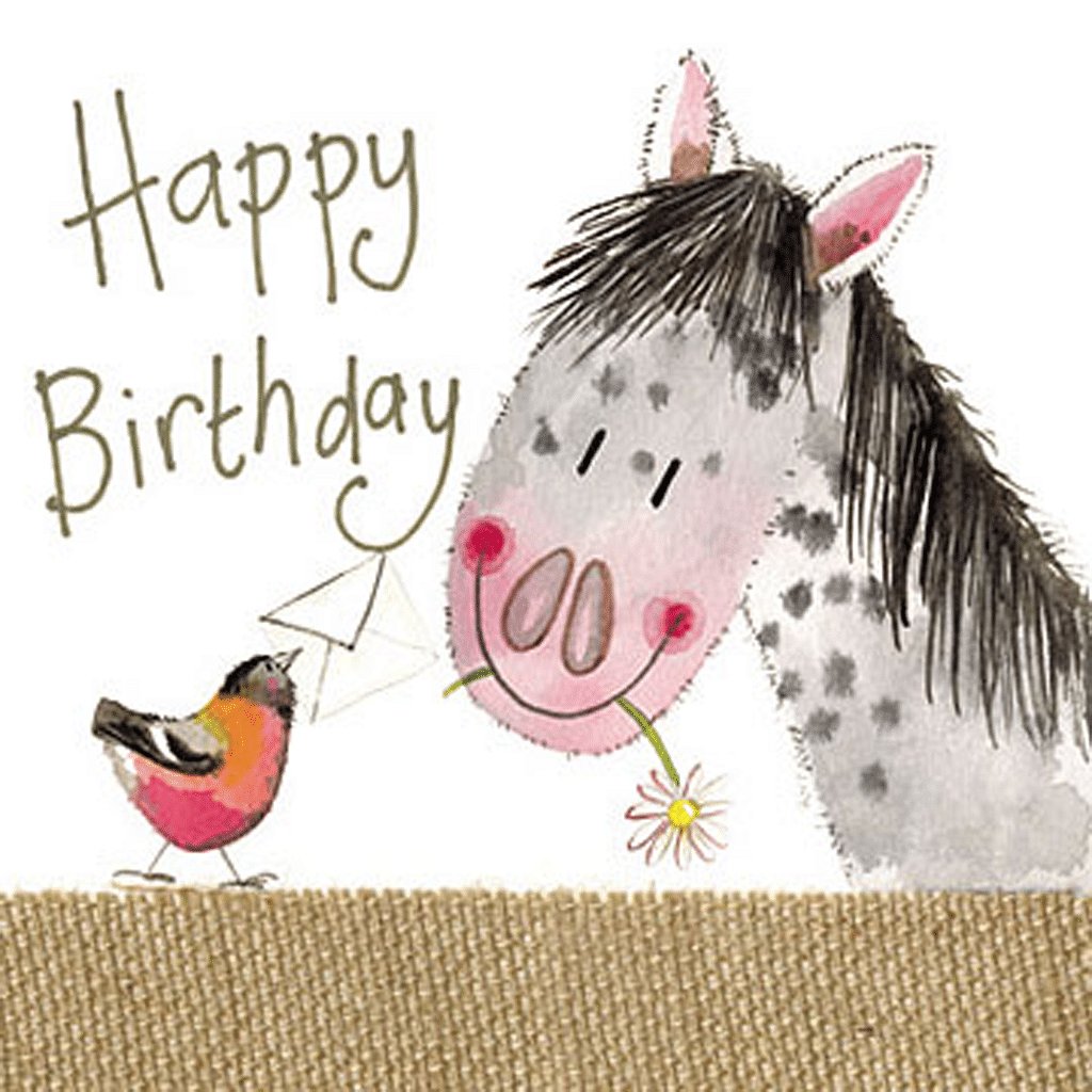 Pretty Pony Birthday Card - Cotswold Jewellery