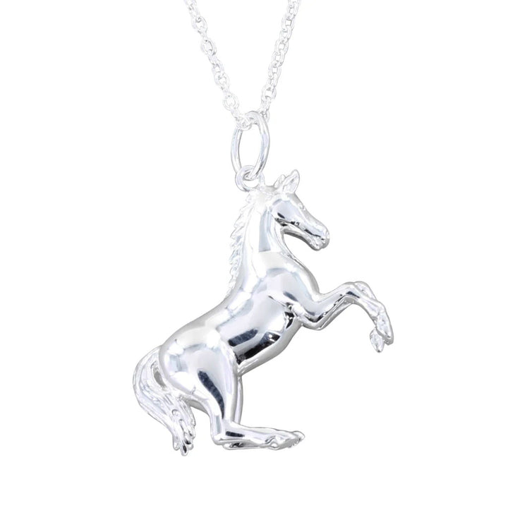 rearing-horse-stelring-silver-necklace