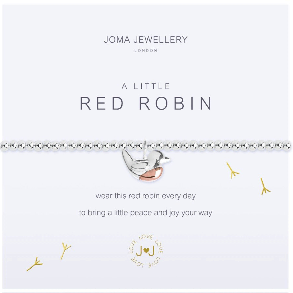 Red Robin Bracelet - Cotswold Jewellery