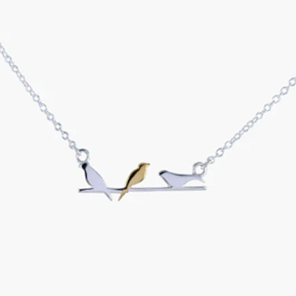 Reeves & Reeves Bird on a Wire Necklace - Cotswold Jewellery
