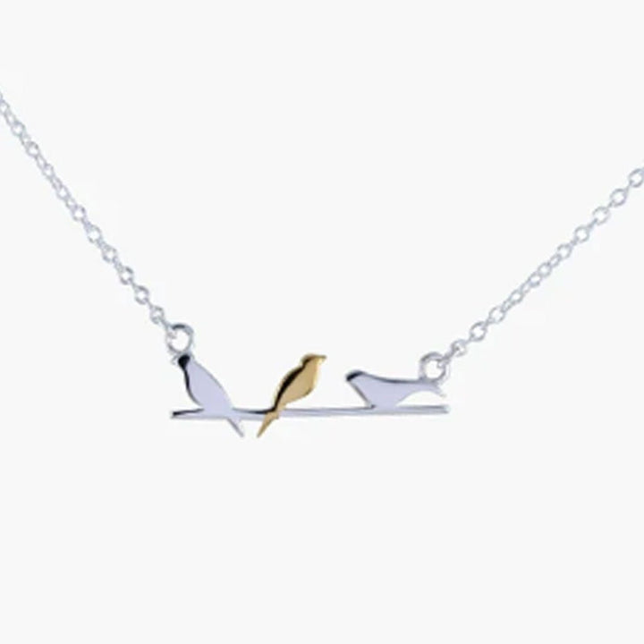 Reeves & Reeves Bird on a Wire Necklace - Cotswold Jewellery