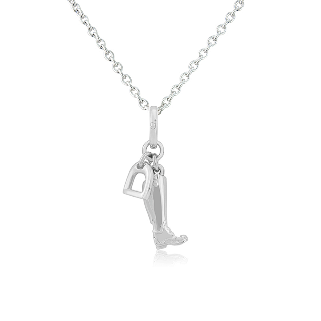 Riding Boot & Stirrup Necklace - Cotswold Jewellery