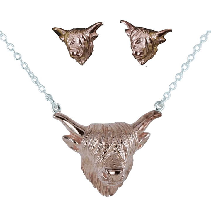  rose-gold-highland-cow-set