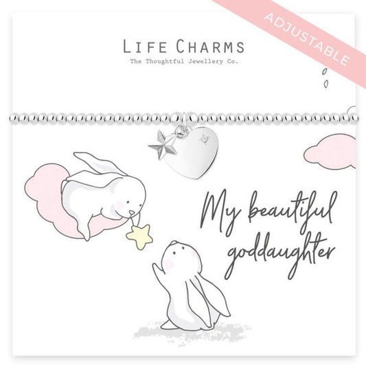 Rosey Rabbits Goddaughter Bracelet - Cotswold Jewellery