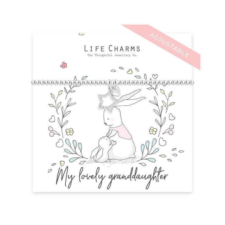 Rosey Rabbits Granddaughter Bracelet - Cotswold Jewellery