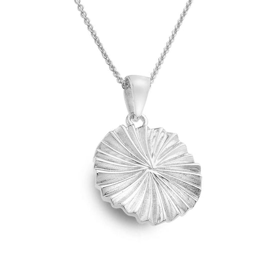 Sand Dollar Shell Sterling Silver Necklace - Cotswold Jewellery