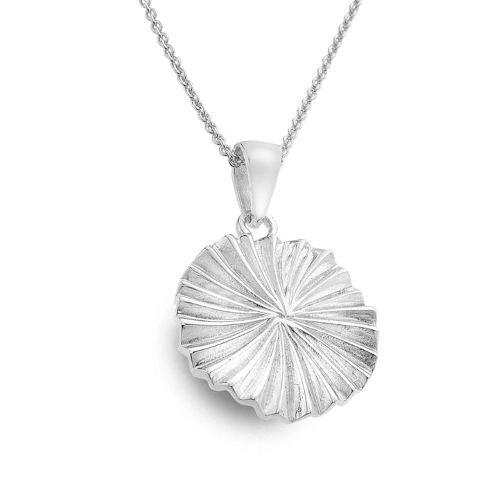 Sand Dollar Shell Sterling Silver Necklace