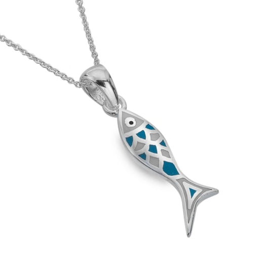 Sea Gems Handmade Fish Necklace