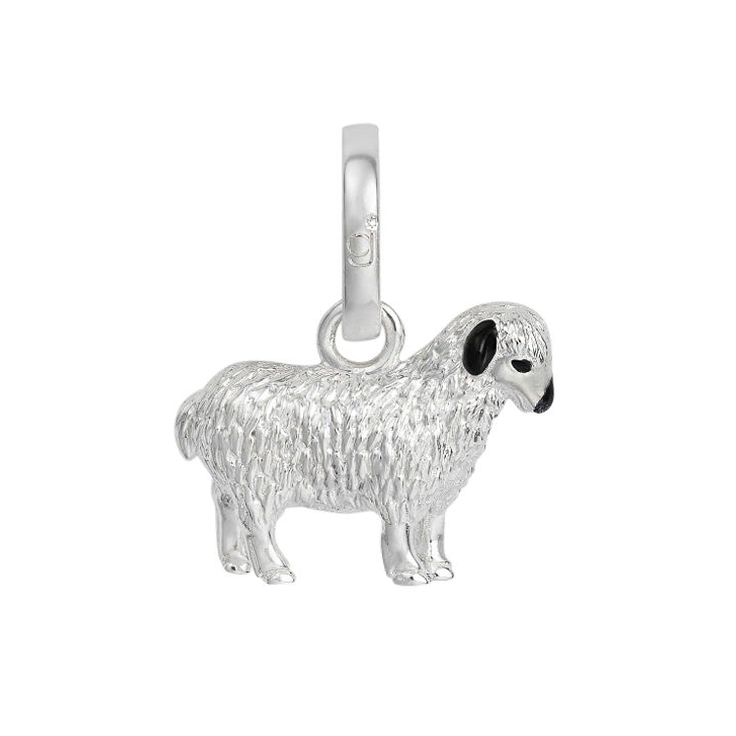 Sheep Recycled Sterling Silver Necklace - Cotswold Jewellery