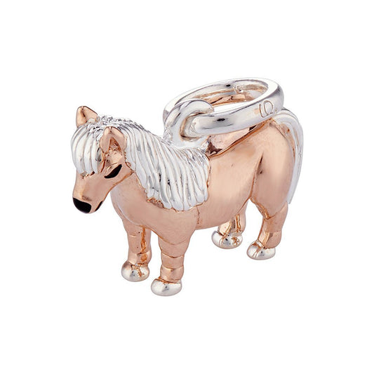 Shetland Pony Recycled Sterling Silver Charm - Cotswold Jewellery