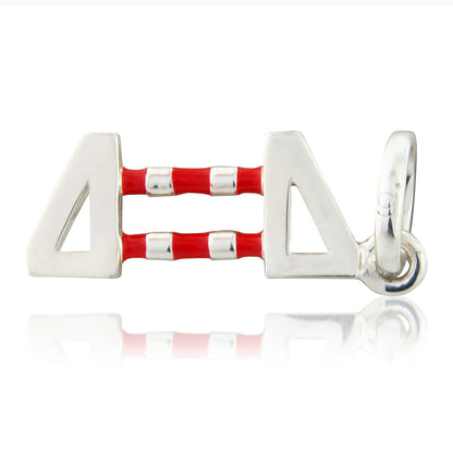 Show Jump Recycled Sterling Silver Charm - Cotswold Jewellery