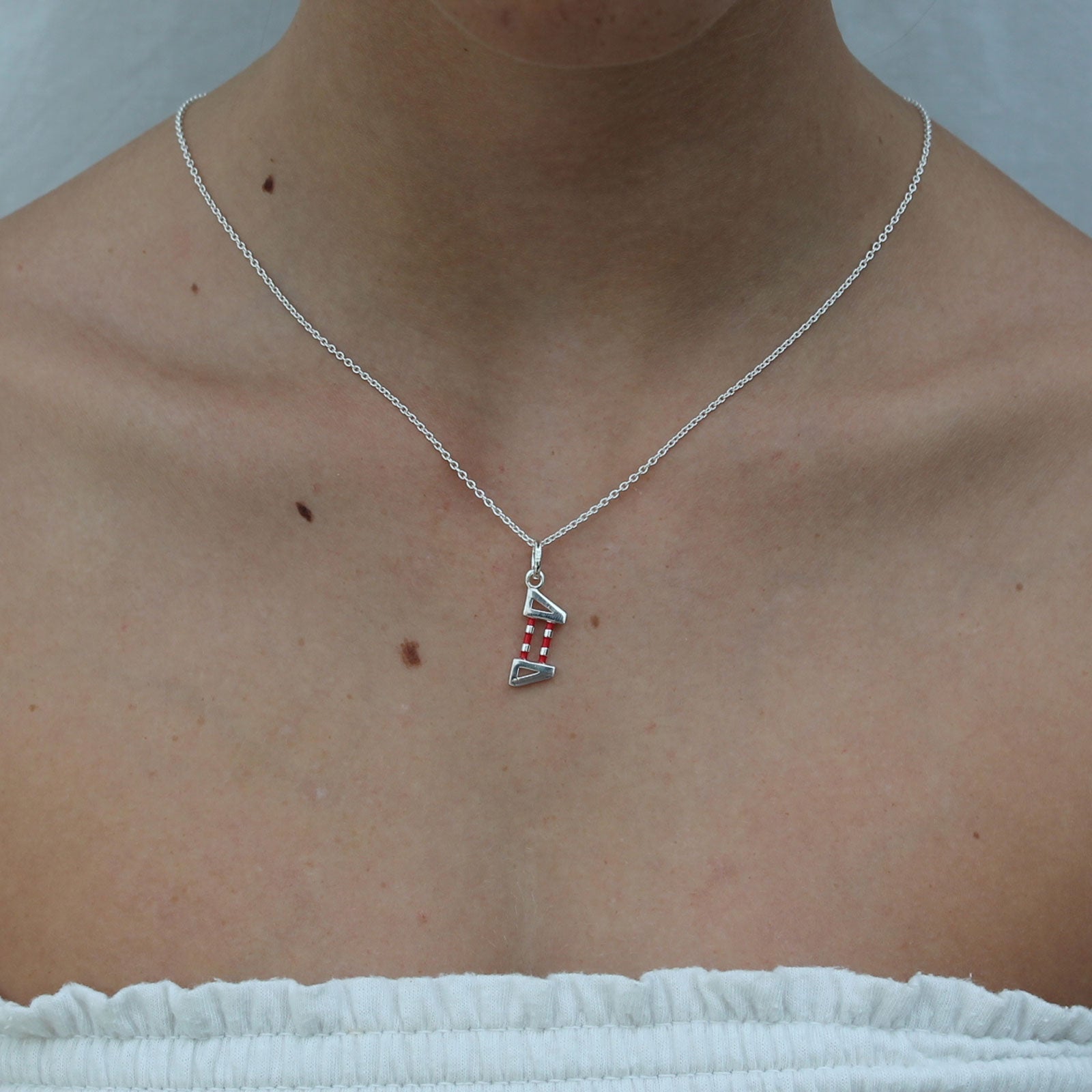 Show Jump Recycled Sterling Silver Necklace - Cotswold Jewellery