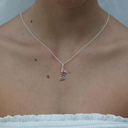 Show Jump Recycled Sterling Silver Necklace - Cotswold Jewellery