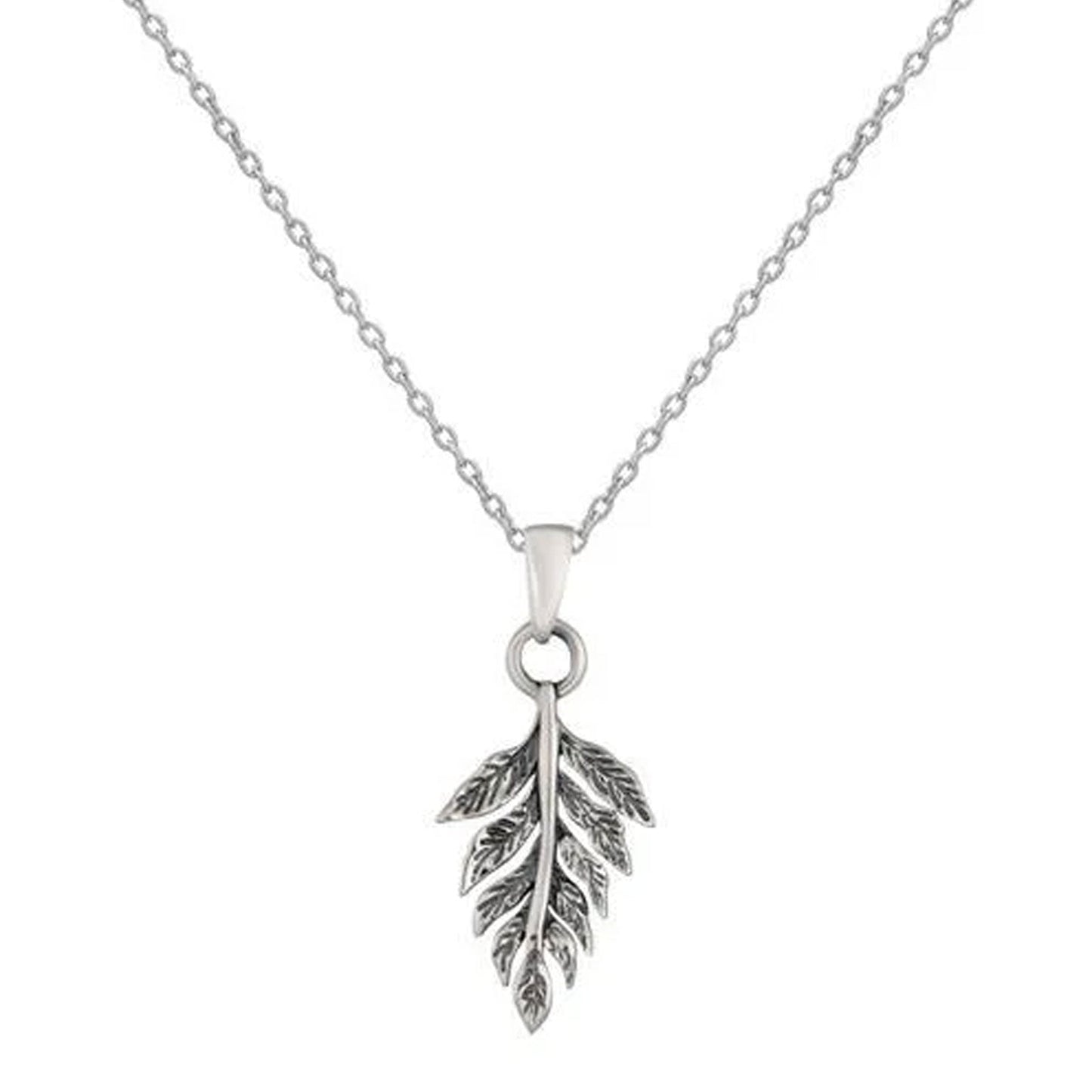 Silver Fern Sterling Silver Necklace - Cotswold Jewellery