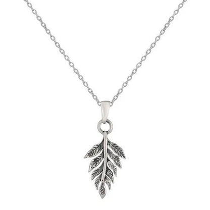 Silver Fern Sterling Silver Necklace - Cotswold Jewellery