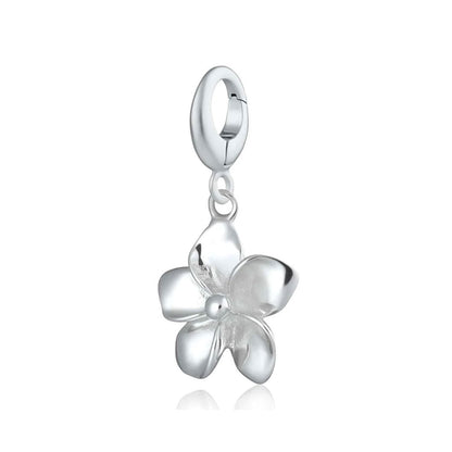 Silver Flower Charm - Cotswold Jewellery