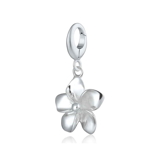 Silver Flower Charm - Cotswold Jewellery