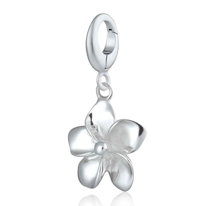 Silver Flower Charm Bracelet - Cotswold Jewellery
