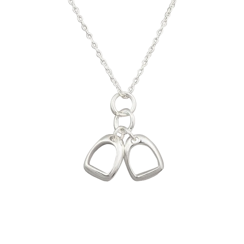 Silver Stirrups Necklace - Cotswold Jewellery