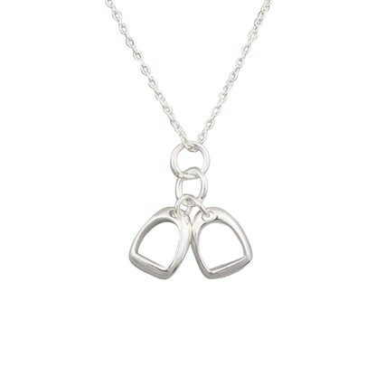 Silver Stirrups Necklace - Cotswold Jewellery