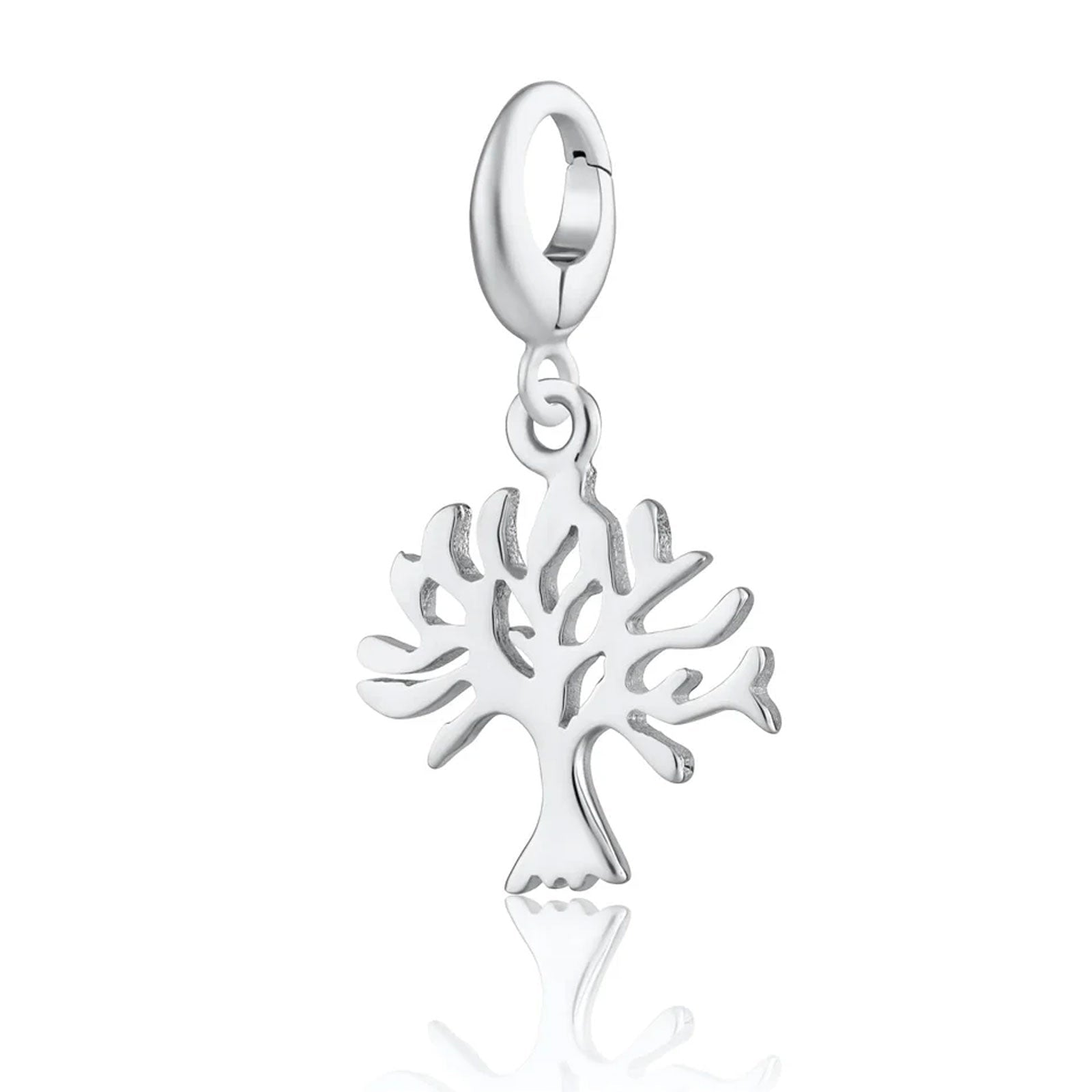 Silver Tree Charm Necklace - Cotswold Jewellery