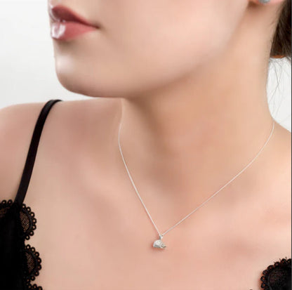 Small Hedgehog Sterling Silver Necklace - Cotswold Jewellery
