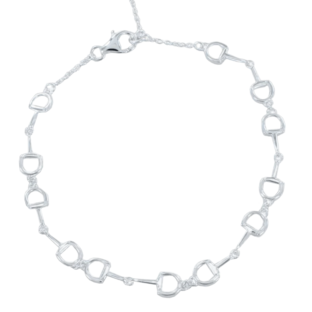 Snaffle Bit Sterling Silver Bracelet - Cotswold Jewellery