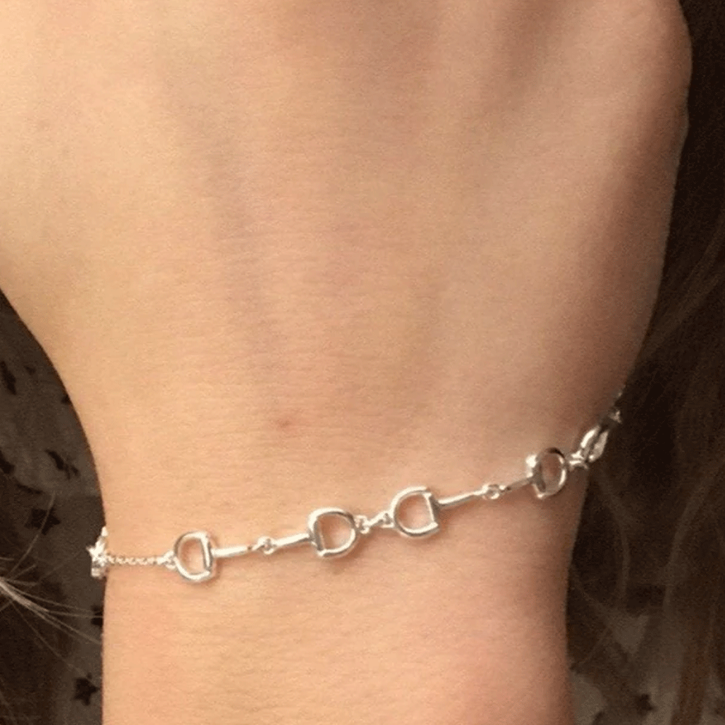 Snaffle Bit Sterling Silver Bracelet - Cotswold Jewellery