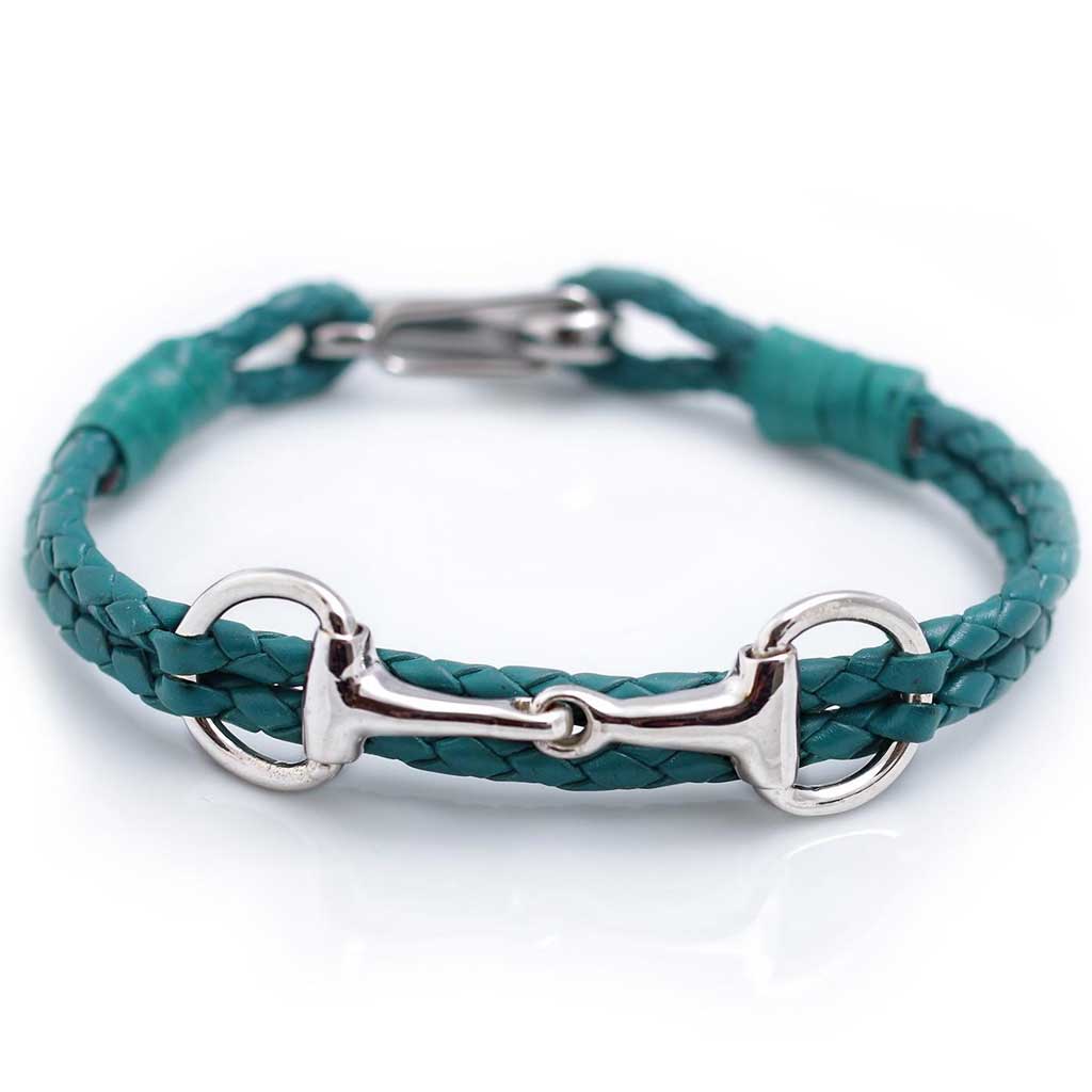 Snaffle Jade Plaited Bracelet - Cotswold Jewellery