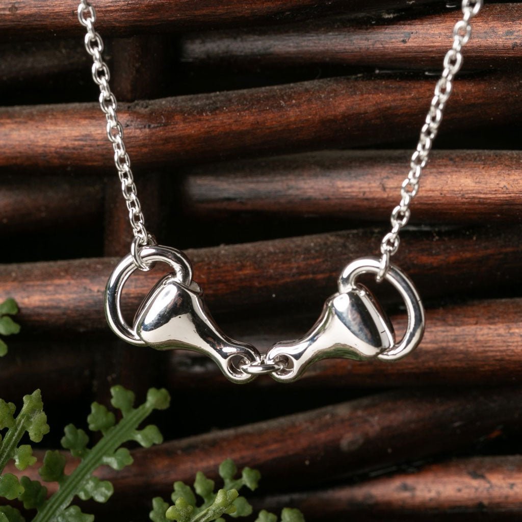 Snaffle Recycled Sterling Silver Necklace - Cotswold Jewellery