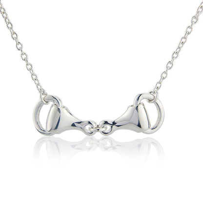 Snaffle Recycled Sterling Silver Necklace - Cotswold Jewellery
