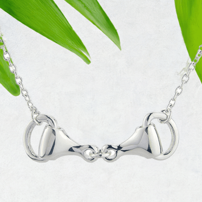 Snaffle Recycled Sterling Silver Necklace - Cotswold Jewellery
