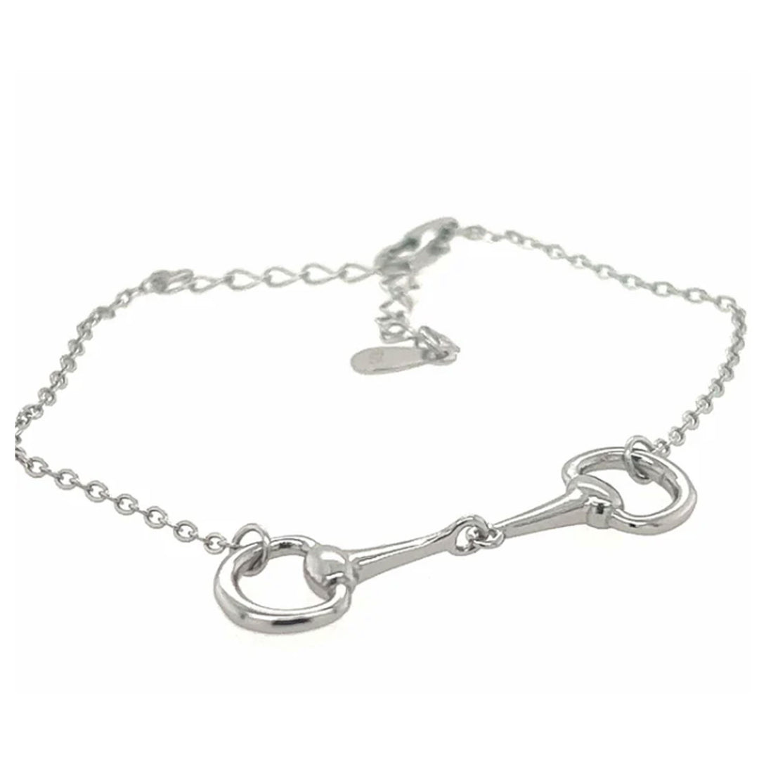 snaffle-silver-bracelet