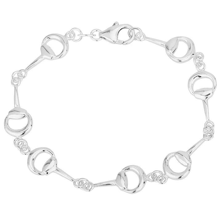 Snaffle Sterling Silver Bracelet - Cotswold Jewellery