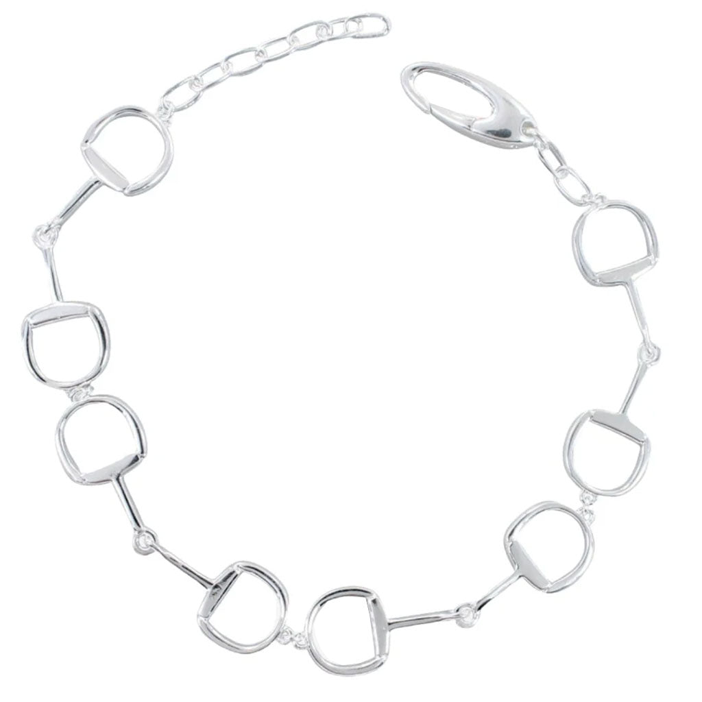 Snaffle Sterling Silver Bracelet - Cotswold Jewellery