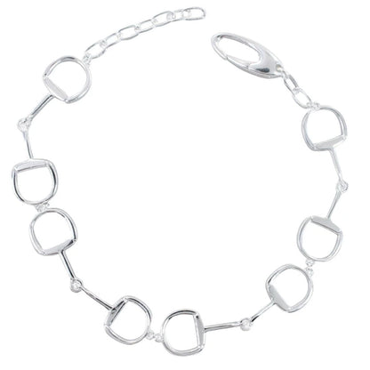 Snaffle Sterling Silver Bracelet - Cotswold Jewellery